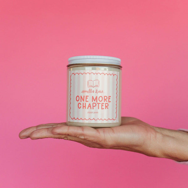 ONE MORE CHAPTER SCENTED SOY HAND-POURED CANDLE