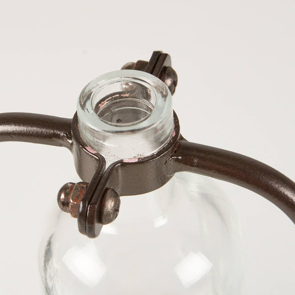 GLASS TRIO TEST TUBE VASE