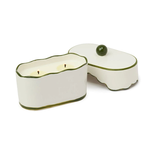 CHÉRIE CERAMIC DISH - SMOKED PISTACHIO