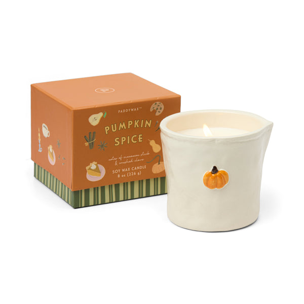 BISTRO WHITE CERAMIC PUMPKIN - PUMPKIN SPICE