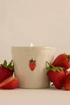 8 OZ BISTRO CERAMIC WITH EMBOSSED STRAWBERRY & PRINTED BOX - STRAWBERRY