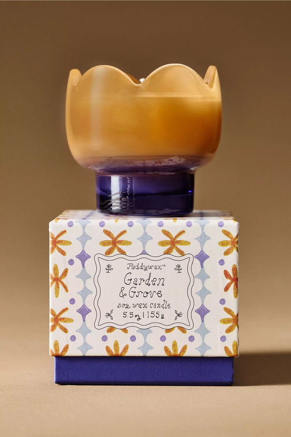 TULIP 5.5 OZ GLASS W/ PRINTED BOX - GARDEN & GROVE