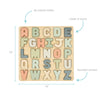 WOODEN ALPHABET PUZZLE, MONTESSORI LEARNING TOY