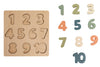 WOODEN NUMBERS PUZZLE, MONTESSORI LEARNING TOY