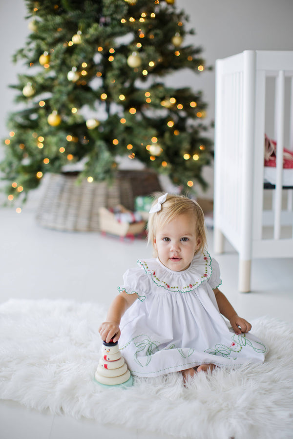 WOODEN SNOWMAN STACKING TOY SET, HOLIDAY BABY TODDLER GIFT