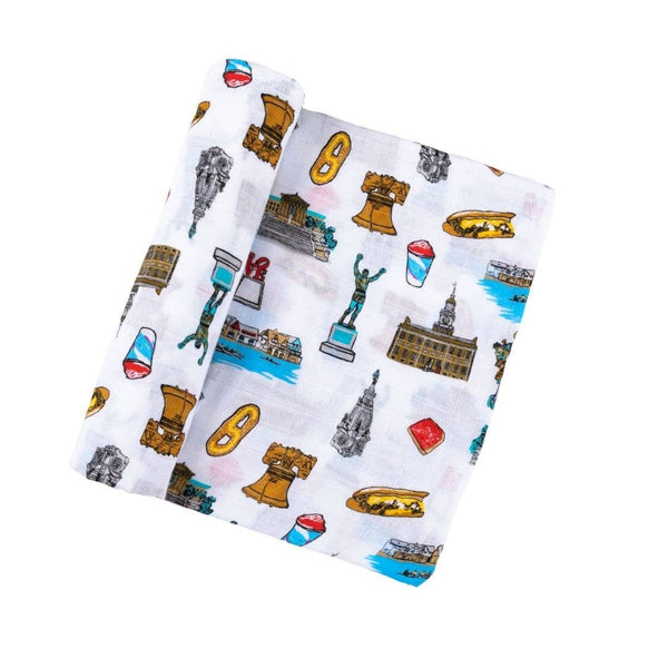 PHILADELPHIA BABY SWADDLE BLANKET