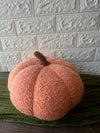 PUMPKIN HOME DECORATIONS, PLUSH FABRIC PUMPKIN FALL DECOR