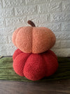 PUMPKIN HOME DECORATIONS, PLUSH FABRIC PUMPKIN FALL DECOR
