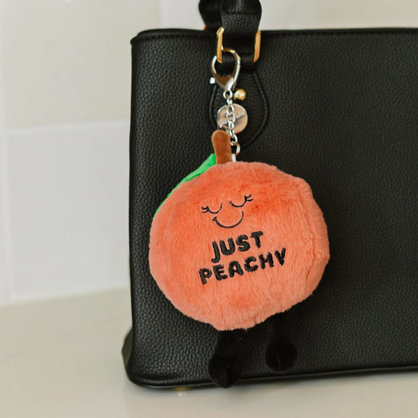 JUST PEACHY - BITES PEACH BAG CHARM