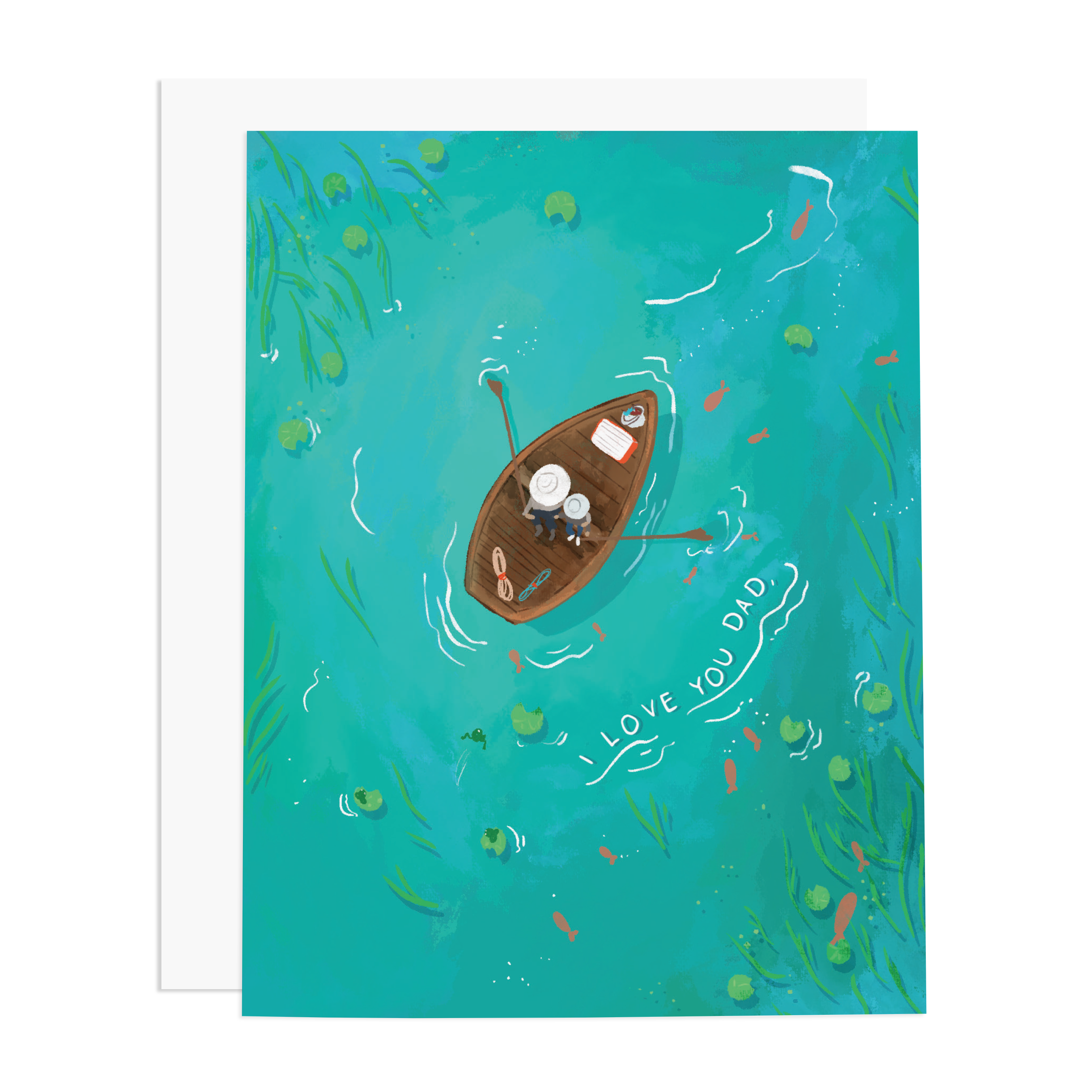 I LOVE YOU DAD GREETING CARD