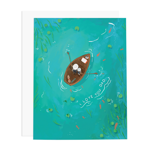 I LOVE YOU DAD GREETING CARD