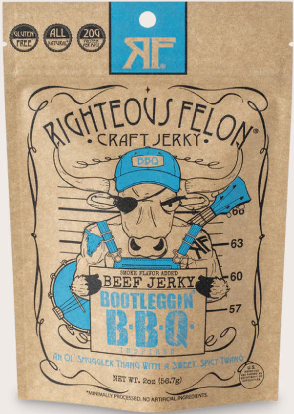 BOOTLEGGIN' BBQ BEEF JERKY