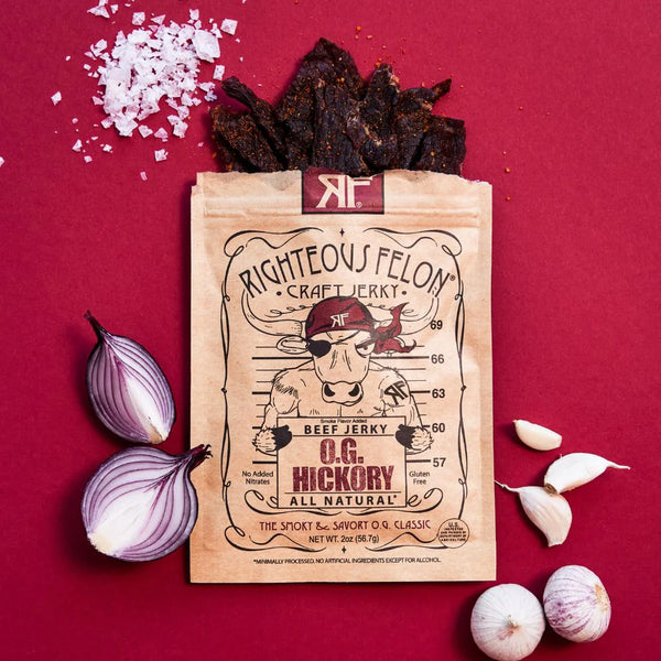 O.G. HICKORY SMOKED BEEF JERKY