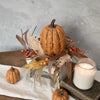 12" MIXED WHEAT & BERRY CANDLE RING