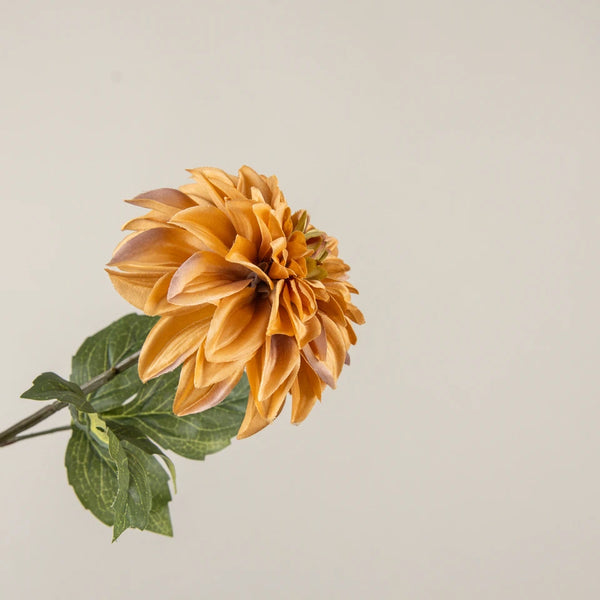 24.5" MUSTARD DAHLIA STEM