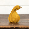 6.5" GOLD FLOCKED GOURD