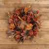 24" MAPLE LEAF & EUCALYPTUS WREATH