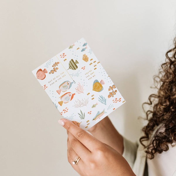 FISH IN SEA CARD