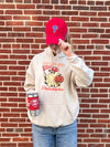 PHILLIES RED OCTOBER GHOST HOODIE