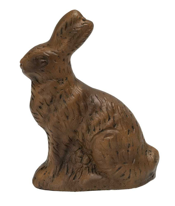 RESIN CHOCOLATE BUNNY FIGURINE