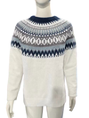 VINTAGE STYLE FAIR ISLE JACQUARD SWEATER