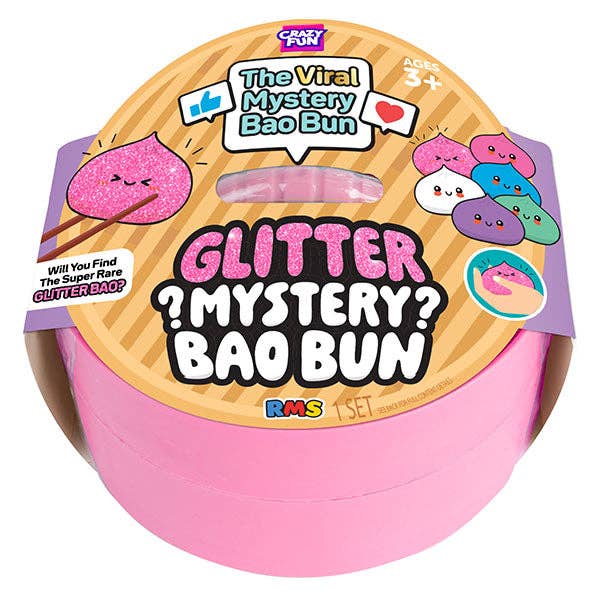 CRAZY FUN OFFICIAL MYSTERY GLITTER BAO BUN - RARE CHASE
