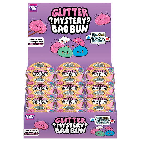 CRAZY FUN OFFICIAL MYSTERY GLITTER BAO BUN - RARE CHASE