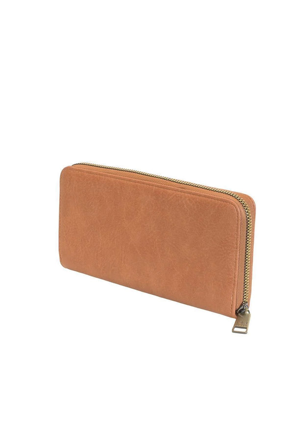 RUE ZIP AROUND WALLET WITH WRISTLET STRAP