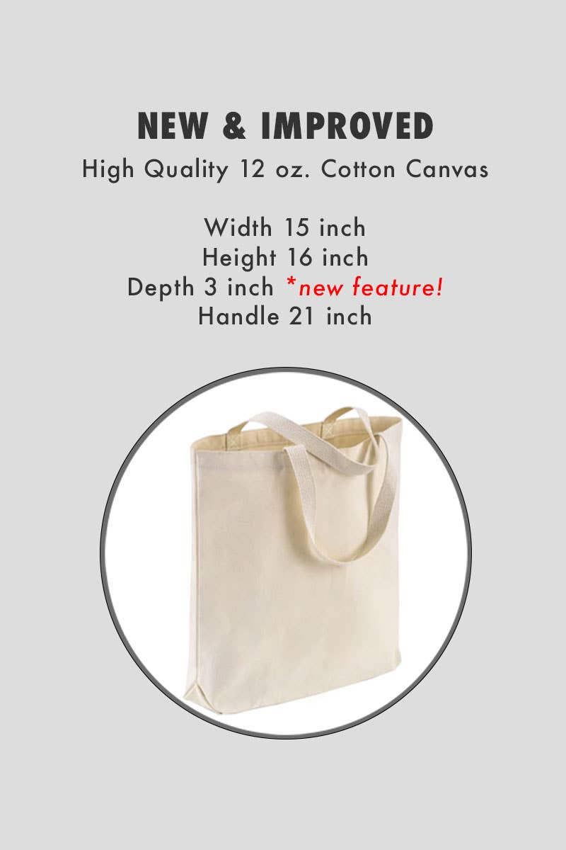 PEACE ON EARTH TOTE BAG ORGANIC