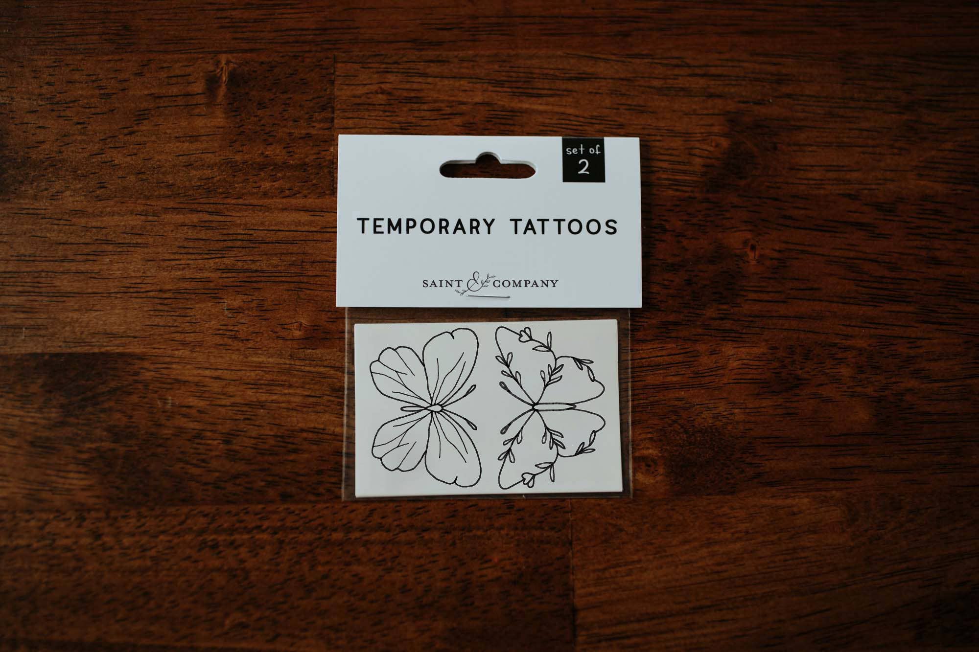 BUTTERFLIES TEMPORARY TATTOOS