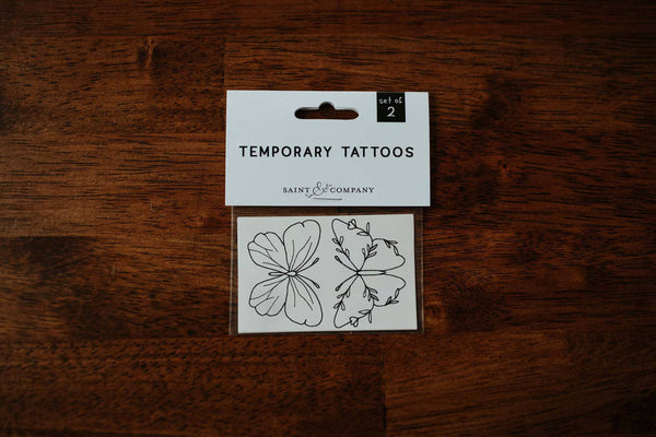 BUTTERFLIES TEMPORARY TATTOOS