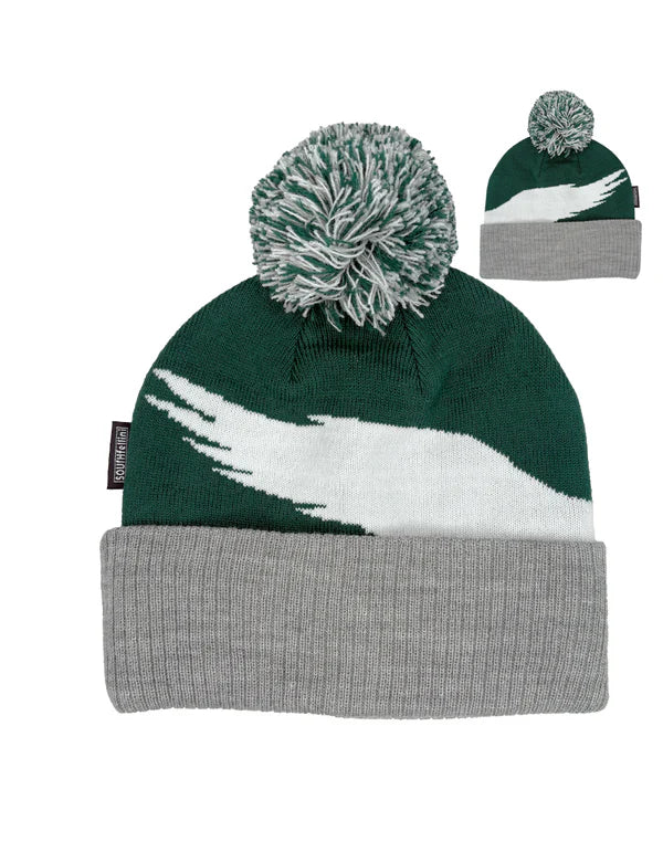 DARK GREEN HELMET HEAD BEANIE