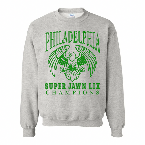 SUPER JAWN LIX CHAMPS SWEATSHIRT (GREY)