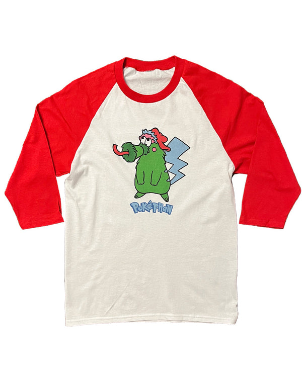 POKEPHAN RAGLAN BASEBALL TEE