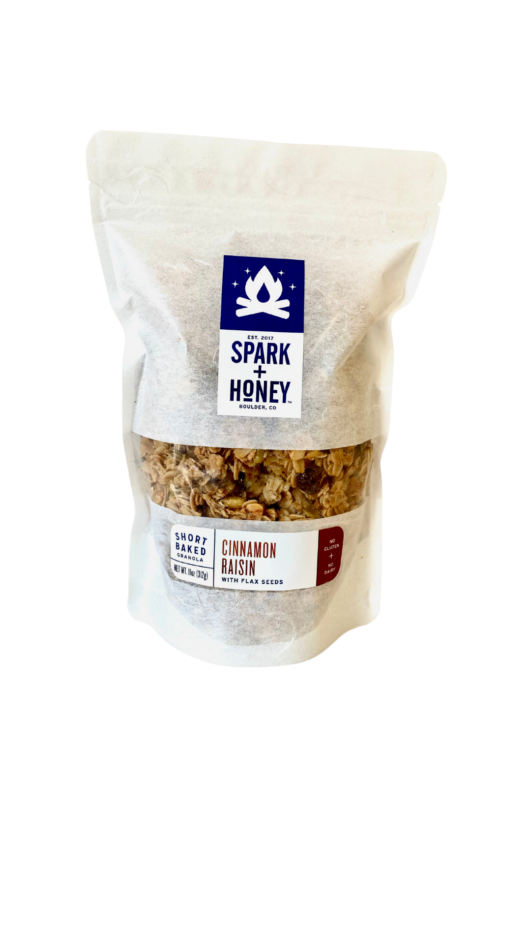 CINNAMON RAISIN FLAX GRANOLA