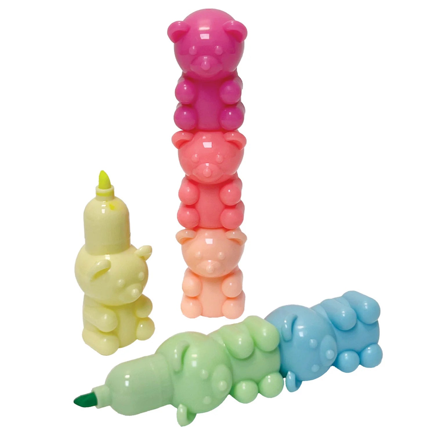 BEARY BRIGHT STACKABLE MARKER/HIGHLIGHTER