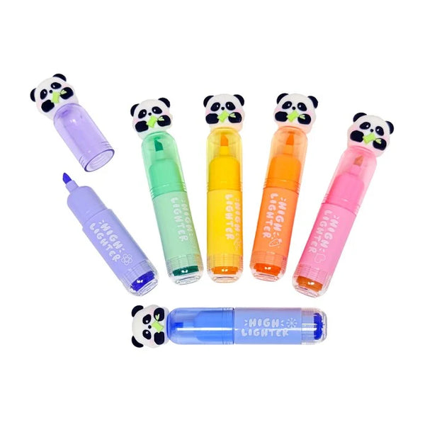 PANDA HIGHLIGHTER SET (SET OF 6)