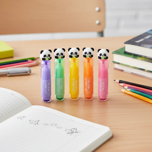 PANDA HIGHLIGHTER SET (SET OF 6)
