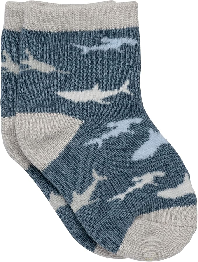 3 SOCK SET SHARKS BOXED