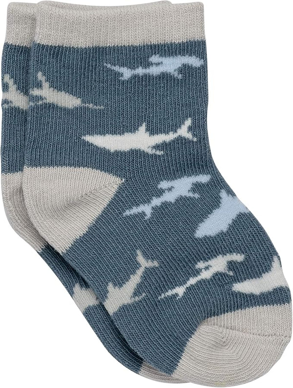 3 SOCK SET SHARKS BOXED
