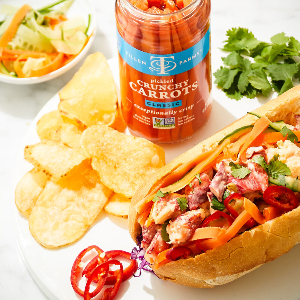 PICKLED CRUNCHY CARROTS