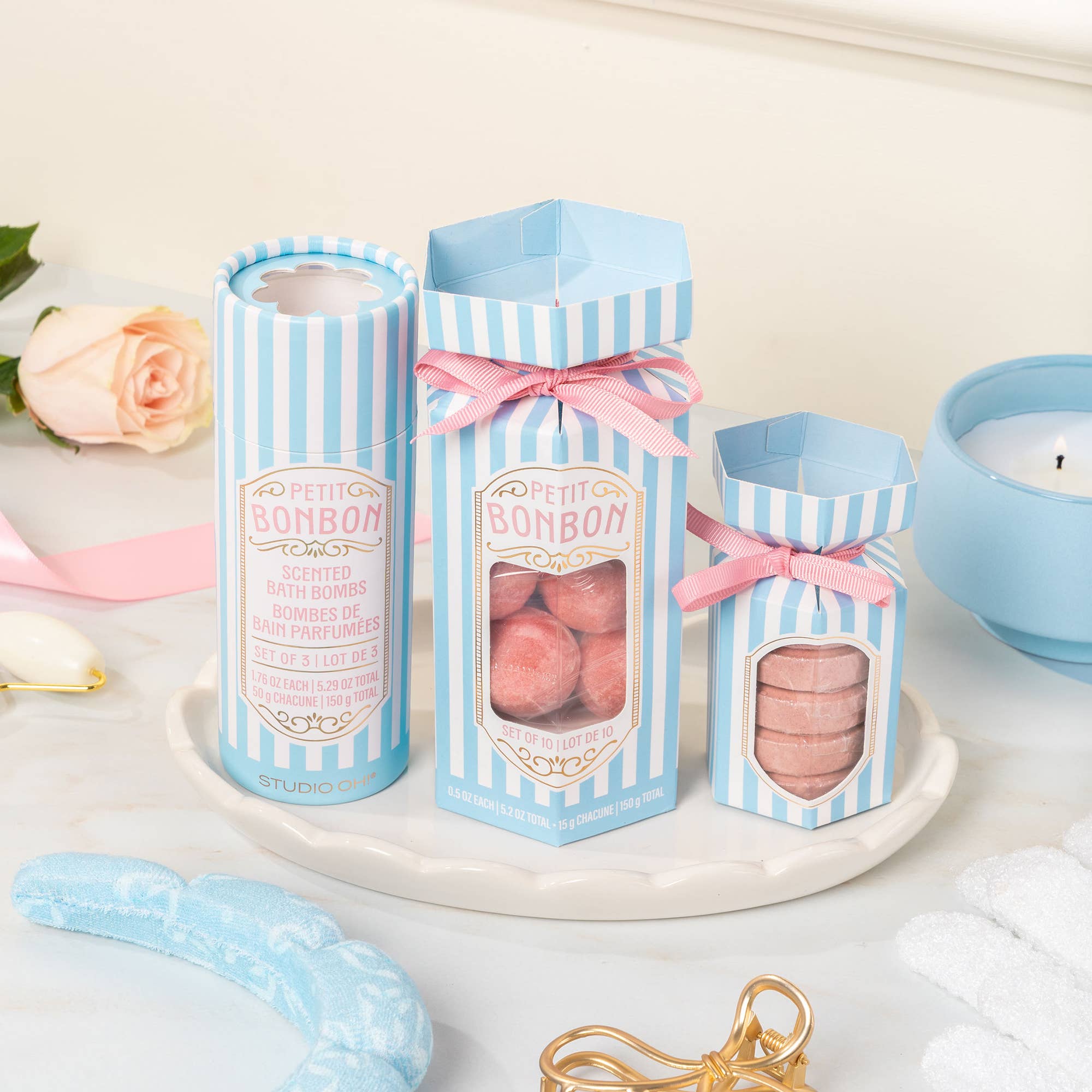 PETIT BONBON DARLING BLUE SHOWER STEAMERS