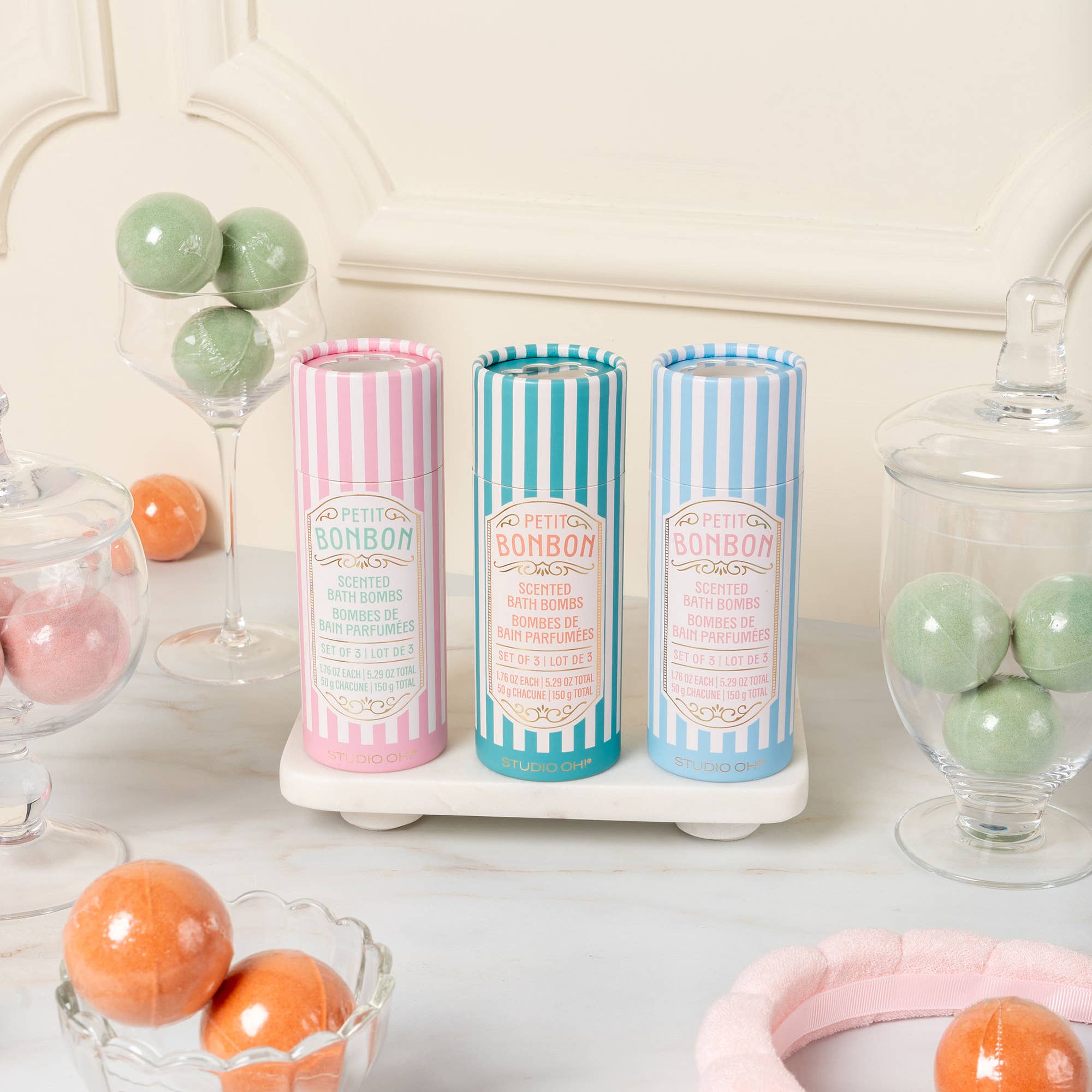 PETIT BONBON DREAMY TEAL BATH BOMBS
