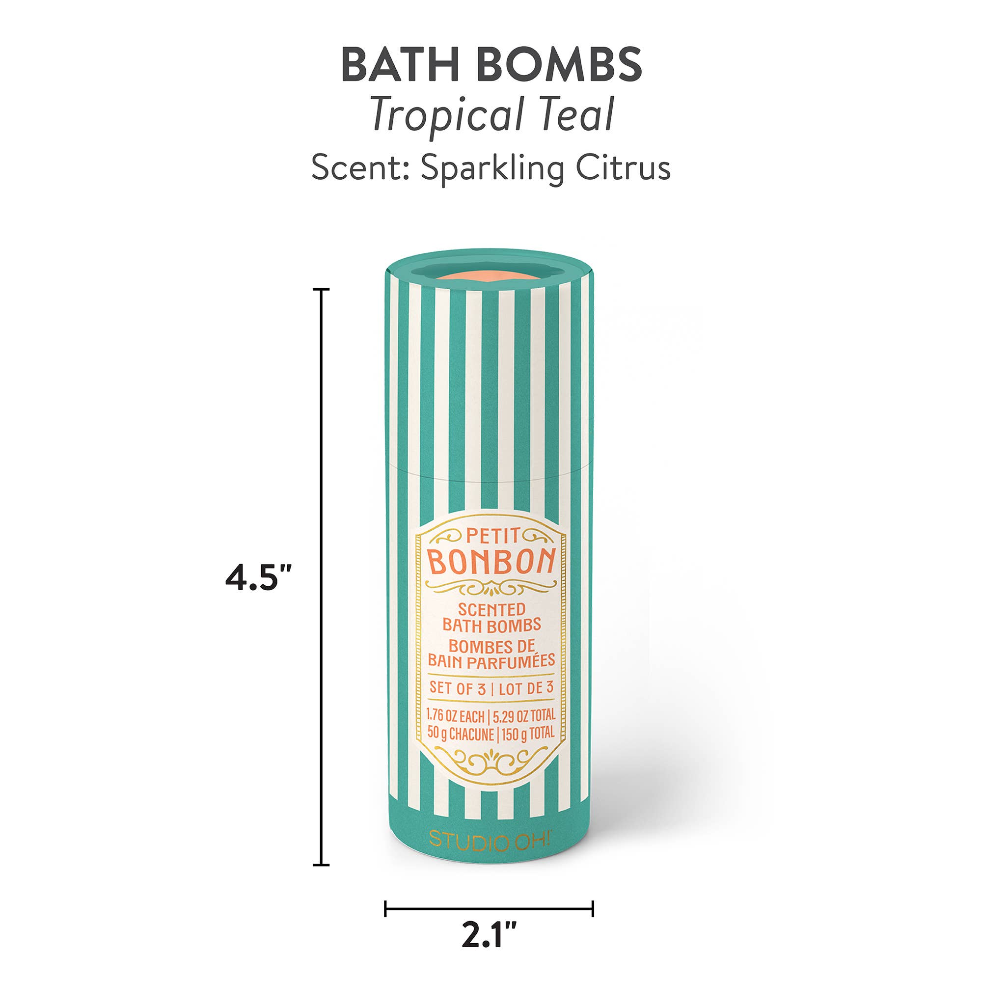 PETIT BONBON DREAMY TEAL BATH BOMBS