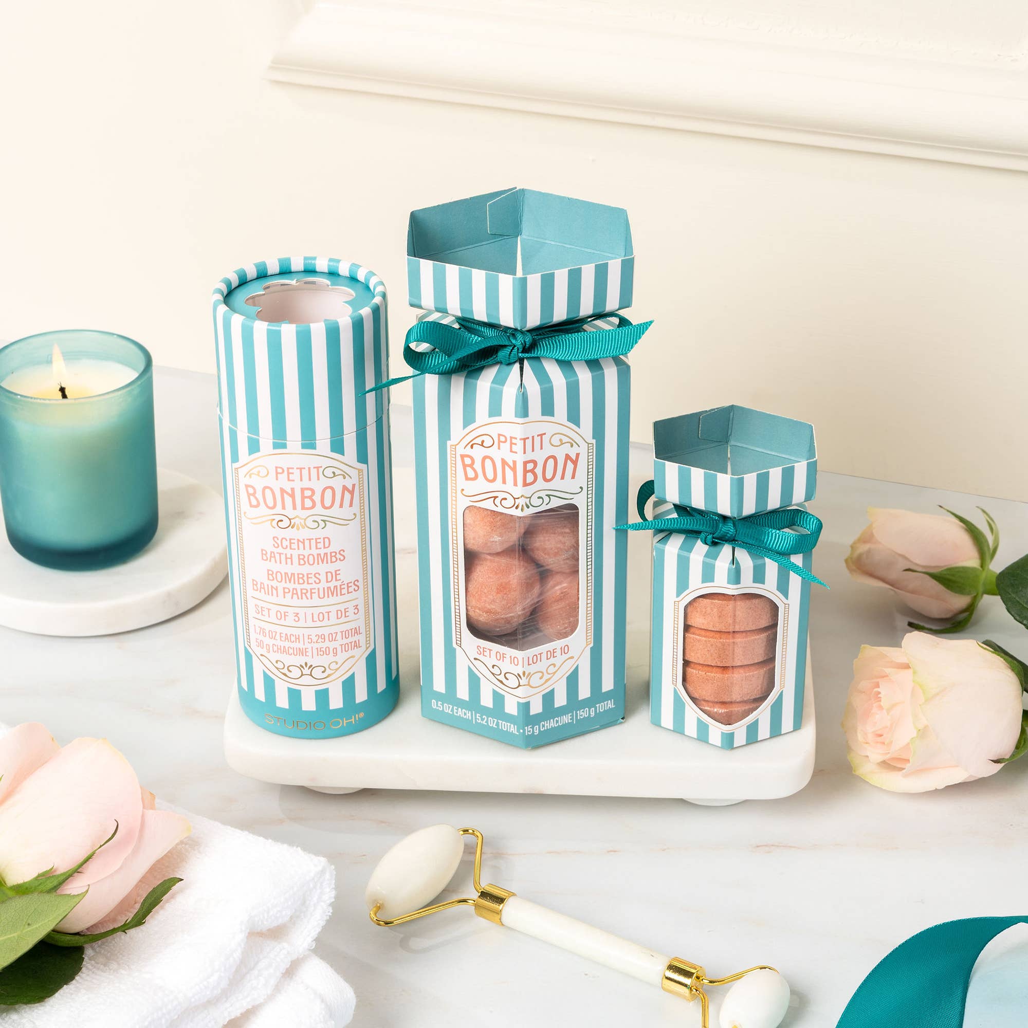 PETIT BONBON TROPICAL TEAL SHOWER STEAMERS