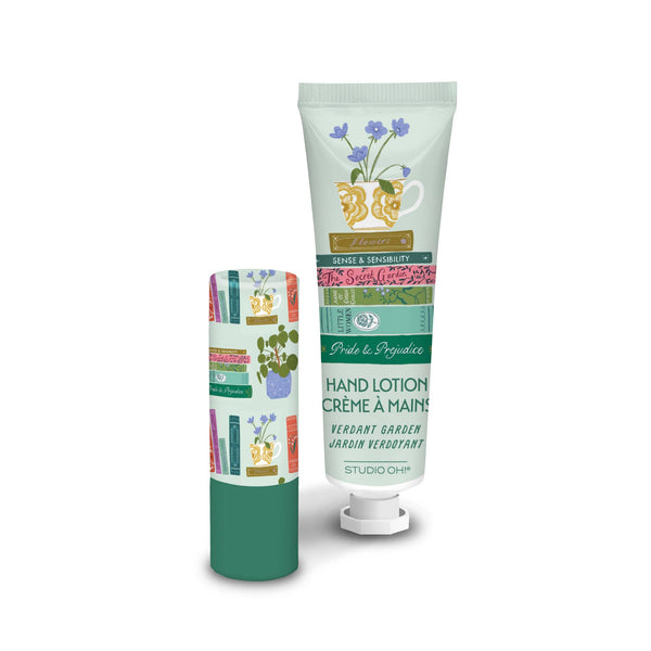 COZY READS LIP BALM & HAND LOTION SET