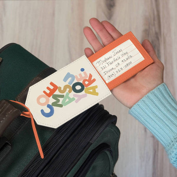 COME AS YOU ARE SLIDE-OUT LUGGAGE TAG