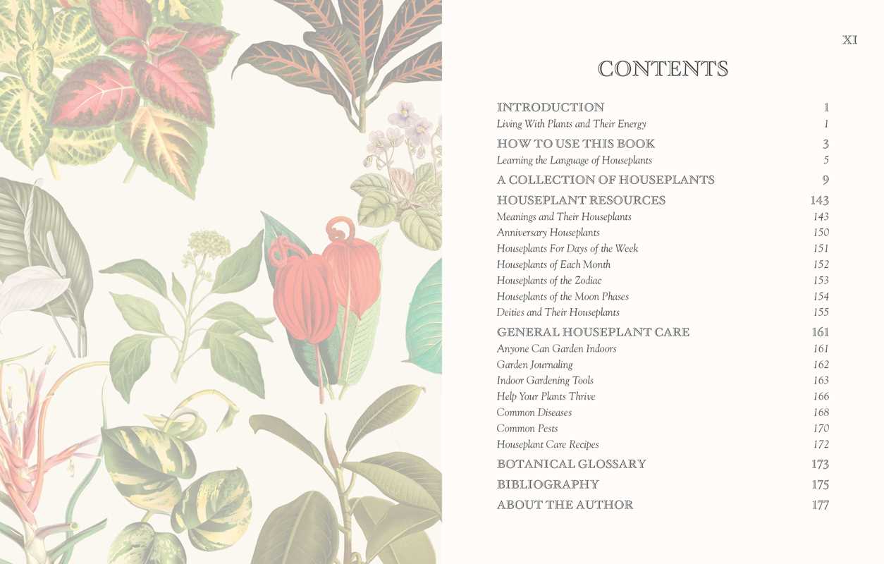 LANGUAGE OF HOUSEPLANTS BOOK