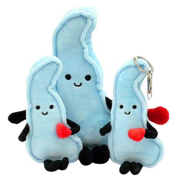 DELAWARE PLUSH BAG CHARM