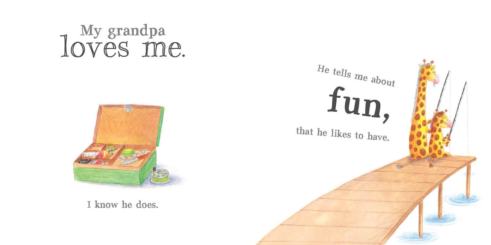 MY GRANDPA LOVES ME BOOK
